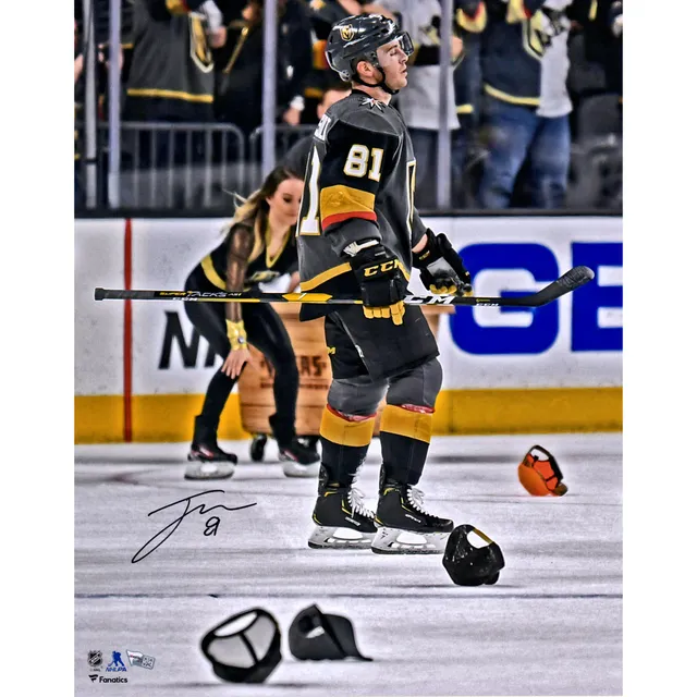 Framed Jonathan Marchessault Vegas Golden Knights Autographed 8 x 10  Black Jersey Goal Celebration Photograph