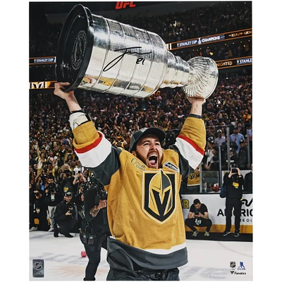 Jonathan Marchessault Vegas Golden Knights Autographed 2023 Stanley Cup Champions 16" x 20" Raising Cup Photograph
