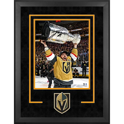 Jonathan Marchessault Vegas Golden Knights Autographed Deluxe Framed 2023 Stanley Cup Champions 16" x 20" Raising Cup Photograph