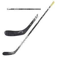 Bâton de hockey Bauer noir autographié par Jonathan Marchessault des Golden Knights de Vegas contre les Canucks de Vancouver le 13 novembre 2021