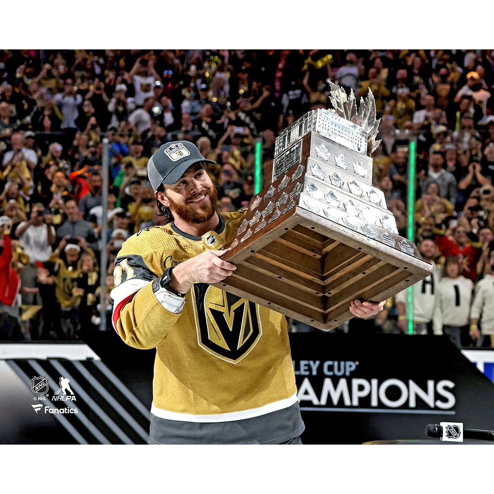 Jonathan Marchessault Vegas Golden Knights Unsigned 2023 Stanley Cup Champions Raising Conn Smythe Photograph