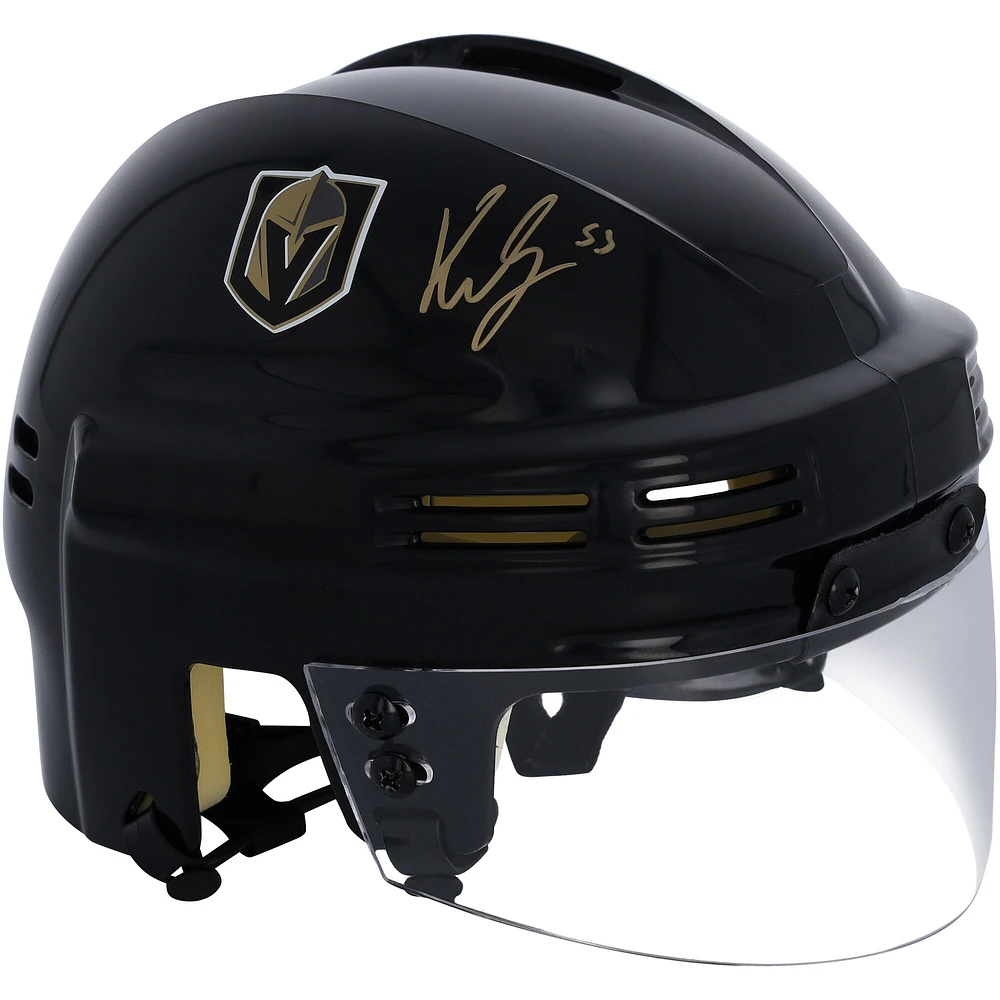 Keegan Kolesar Vegas Golden Knights Autographed Black Mini Helmet