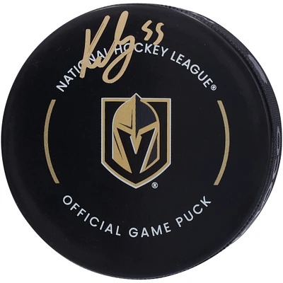 Keegan Kolesar Vegas Golden Knights Autographed Official Game Puck