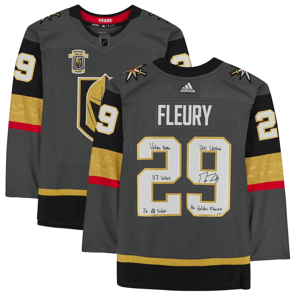 Adidas Vegas Golden Knights X Astros No29 Marc-Andre Fleury Black Authentic City Joint Name Stitched NHL Jersey