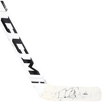 Bâton CCM blanc autographié par Marc-André Fleury des Golden Knights de Vegas contre les Coyotes de l'Arizona le 1er mai 2021 - Victoire en carrière n° 489