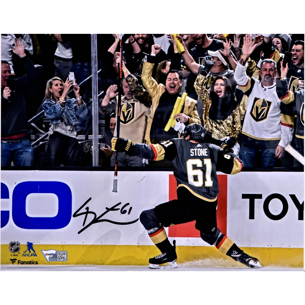 Mark Stone Vegas Golden Knights Autographed 8" x 10" Goal Celebration Photograph