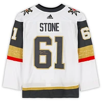 Mark Stone Vegas Golden Knights Autographed White adidas Authentic Jersey with 2023 Stanley Cup Final Patch 