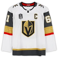 Mark Stone Vegas Golden Knights Autographed White adidas Authentic Jersey with 2023 Stanley Cup Final Patch 