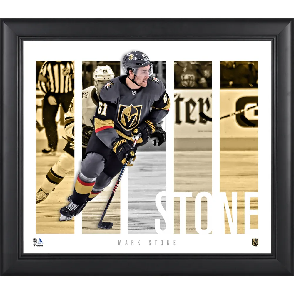 Mark Stone Vegas Golden Knights Deluxe Framed Autographed Adidas Authentic  Jersey
