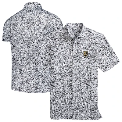 Polo Slapshot noir/blanc Vegas Golden Knights pour homme johnnie-O