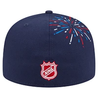 Men's New Era  Navy Vegas Golden Knights Americana Fireworks 59FIFTY Fitted Hat