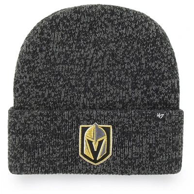 Bonnet en tricot noir à revers Vegas Golden Knights Brain Freeze '47 pour hommes