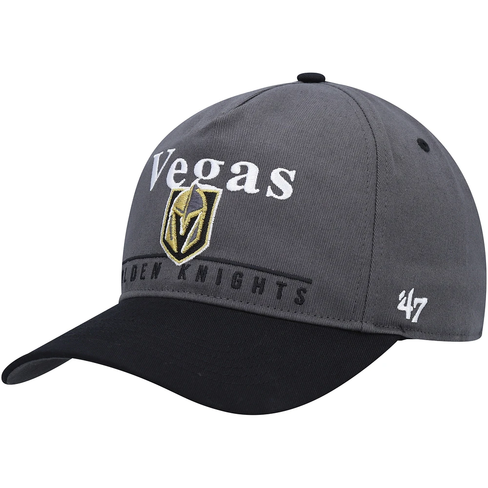 Casquette Snapback réglable Super Hitch des Golden Knights de Vegas Golden Knights pour homme '47 anthracite/noir