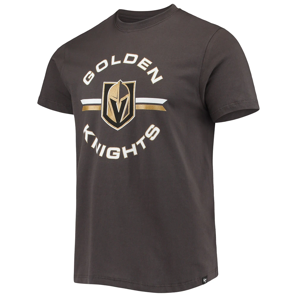 T-shirt '47 Charcoal Vegas Golden Knights Assist Super Rival pour homme