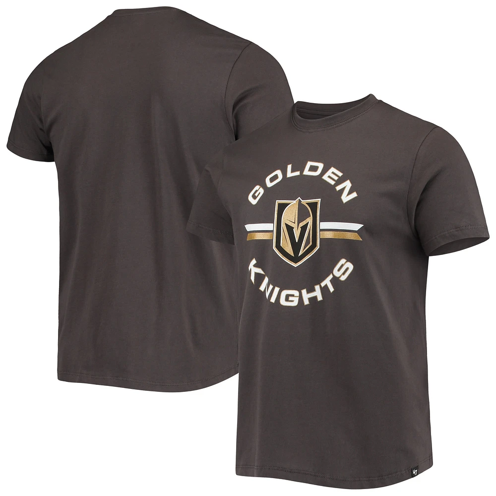 T-shirt '47 Charcoal Vegas Golden Knights Assist Super Rival pour homme