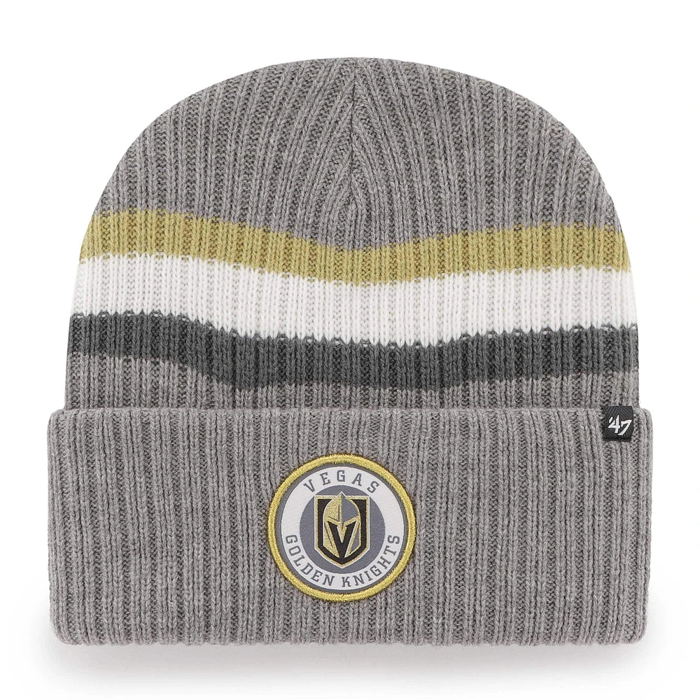 Bonnet en tricot à revers pour hommes '47 Charcoal Vegas Golden Knights Highline