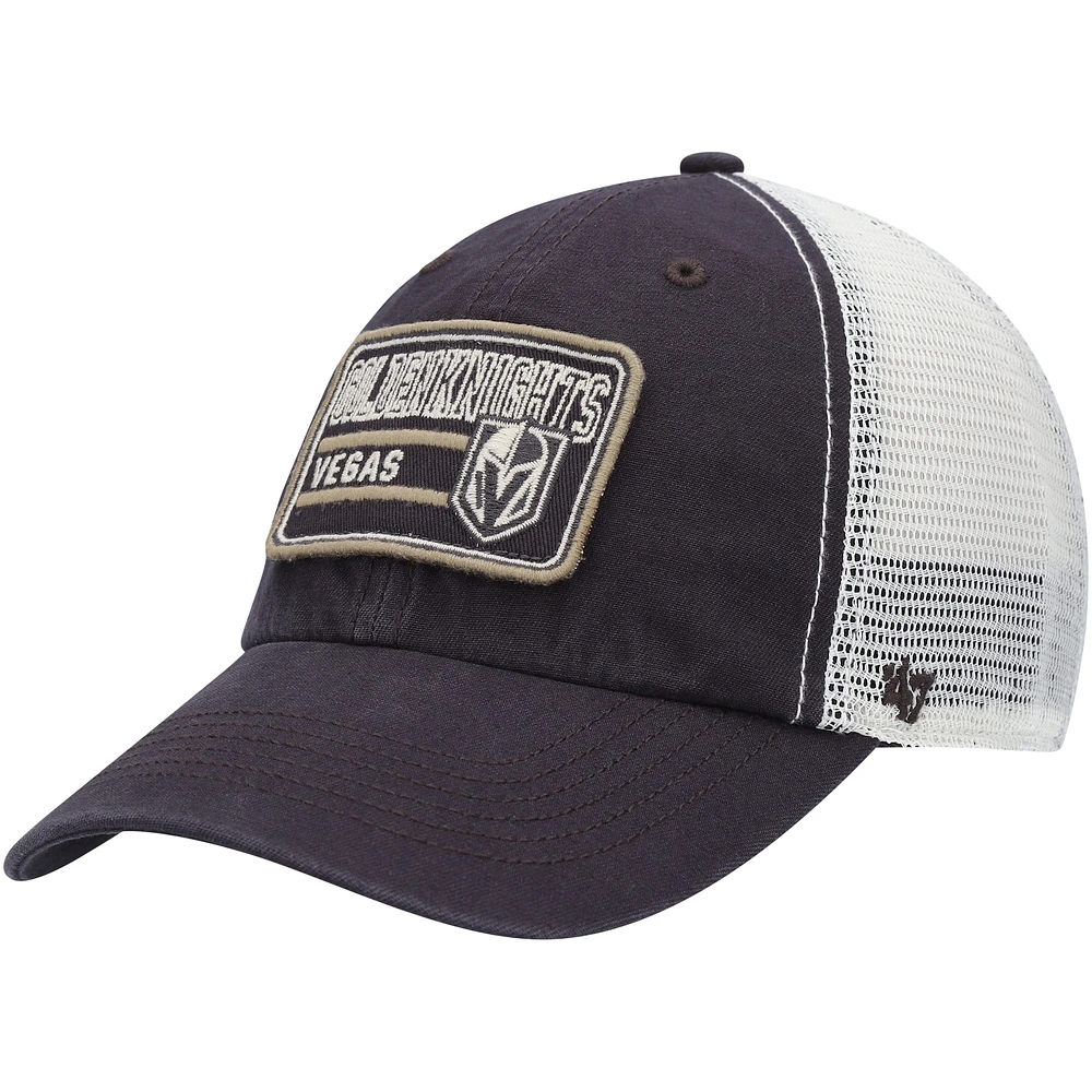 Men's '47 Charcoal Vegas Golden Knights Off Ramp Trucker Snapback Hat