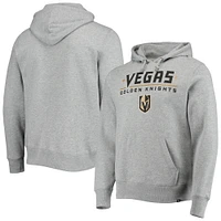 Chandail à capuchon d'avant-match des Golden Knights de Vegas '47 gris chiné pour homme