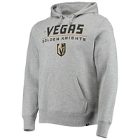Chandail à capuchon d'avant-match des Golden Knights de Vegas '47 gris chiné pour homme