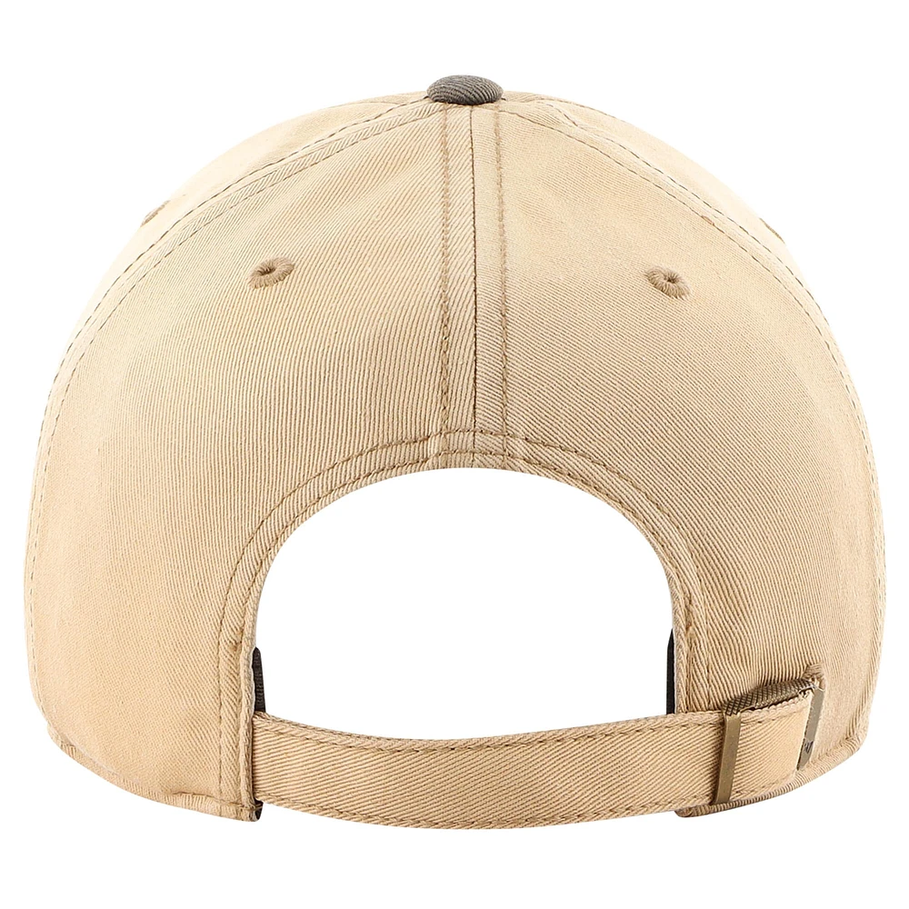Men's '47 Khaki/Black Vegas Golden Knights Dusted Sedgwick MVP Adjustable Hat