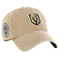 Men's '47 Khaki Vegas Golden Knights  Earldor Clean Up Adjustable Hat