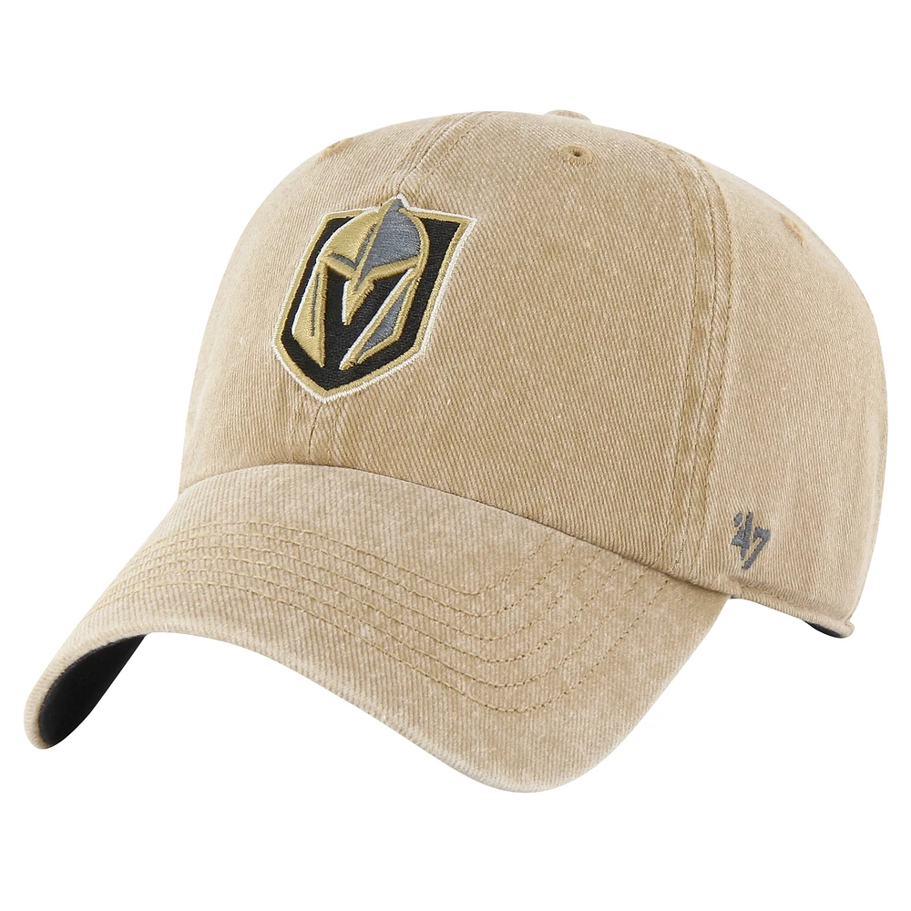 Casquette réglable '47 Khaki Vegas Golden Knights Earldor Clean Up pour hommes