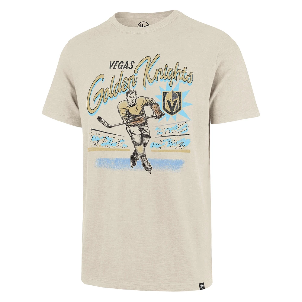 Men's '47  Natural Vegas Golden Knights Hockey Player Age Scrum T-Shirt