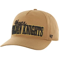 Casquette réglable Barnes Hitch '47 Tan Vegas Golden Knights pour hommes