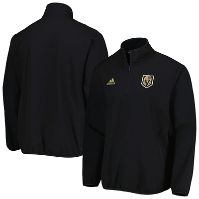 Men's adidas Black Vegas Golden Knights COLD.RDY Quarter-Zip Jacket