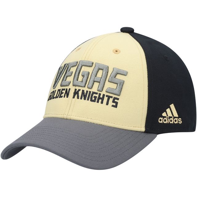 Casquette réglable pour vestiaire des Golden Knights de Vegas noir adidas pour hommes