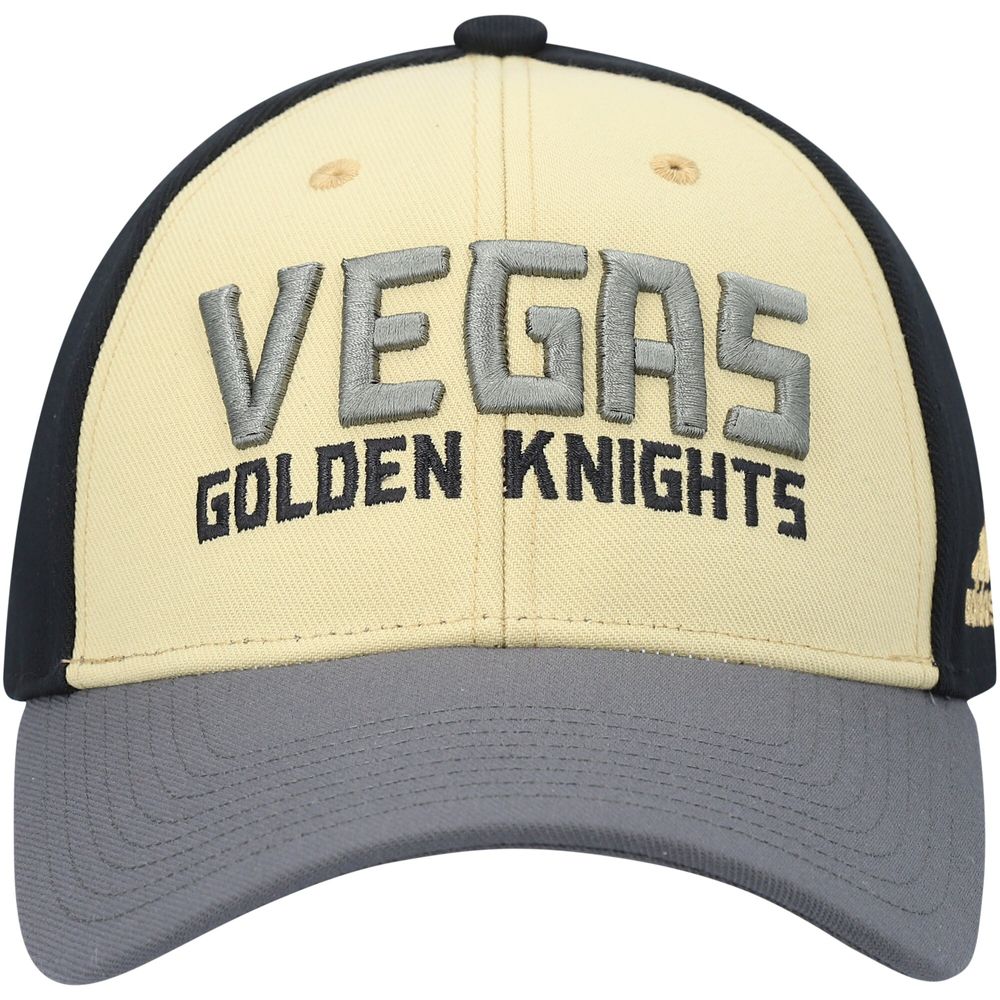 Men's adidas Black Vegas Golden Knights Locker Room Adjustable Hat