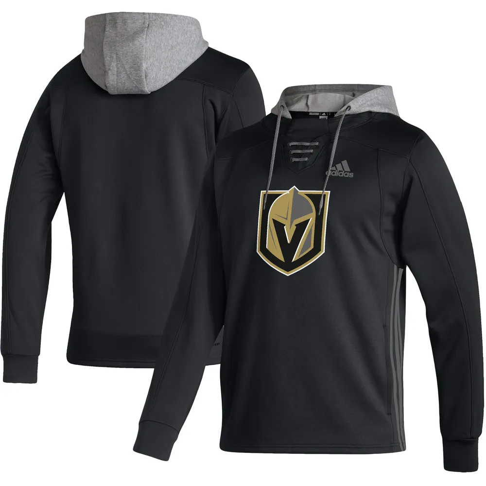 Sweat à capuche adidas Black Vegas Golden Knights Skate Lace AEROREADY pour hommes