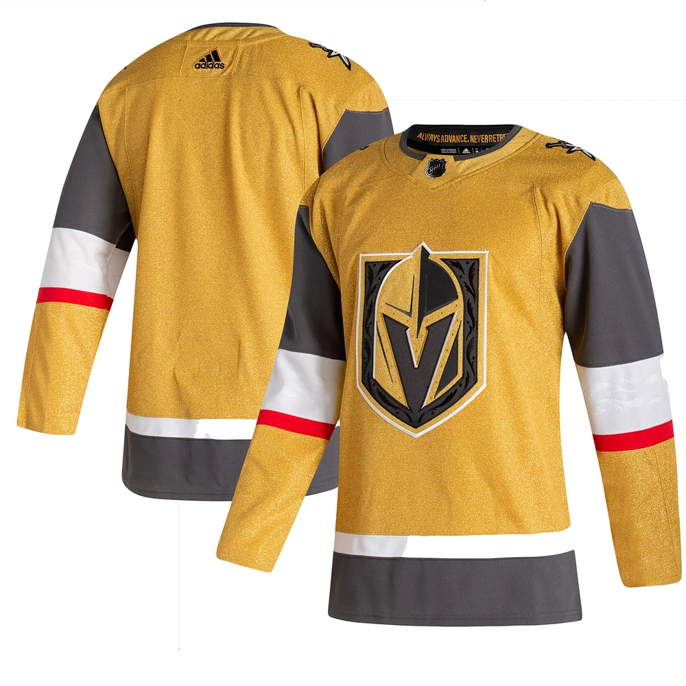 Homme adidas Gold Vegas Golden Knights 2020/21 Alternate - Maillot Authentic Pro