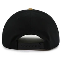 Casquette ajustable Burnett pour homme avec aiguille américaine noire/dorée Vegas Golden Knights