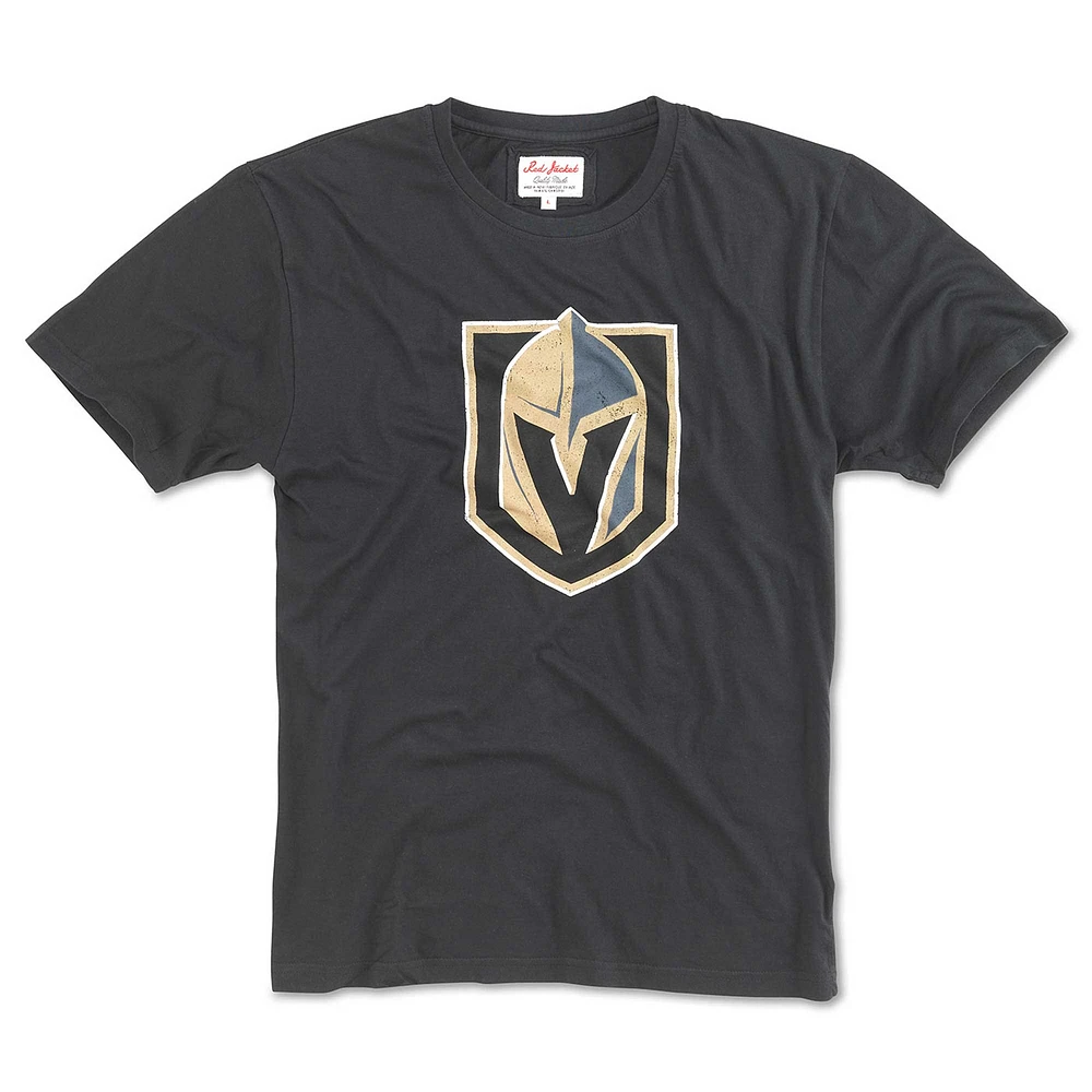 T-shirt pour hommes American Needle noir Vegas Golden Knights Brass Tacks