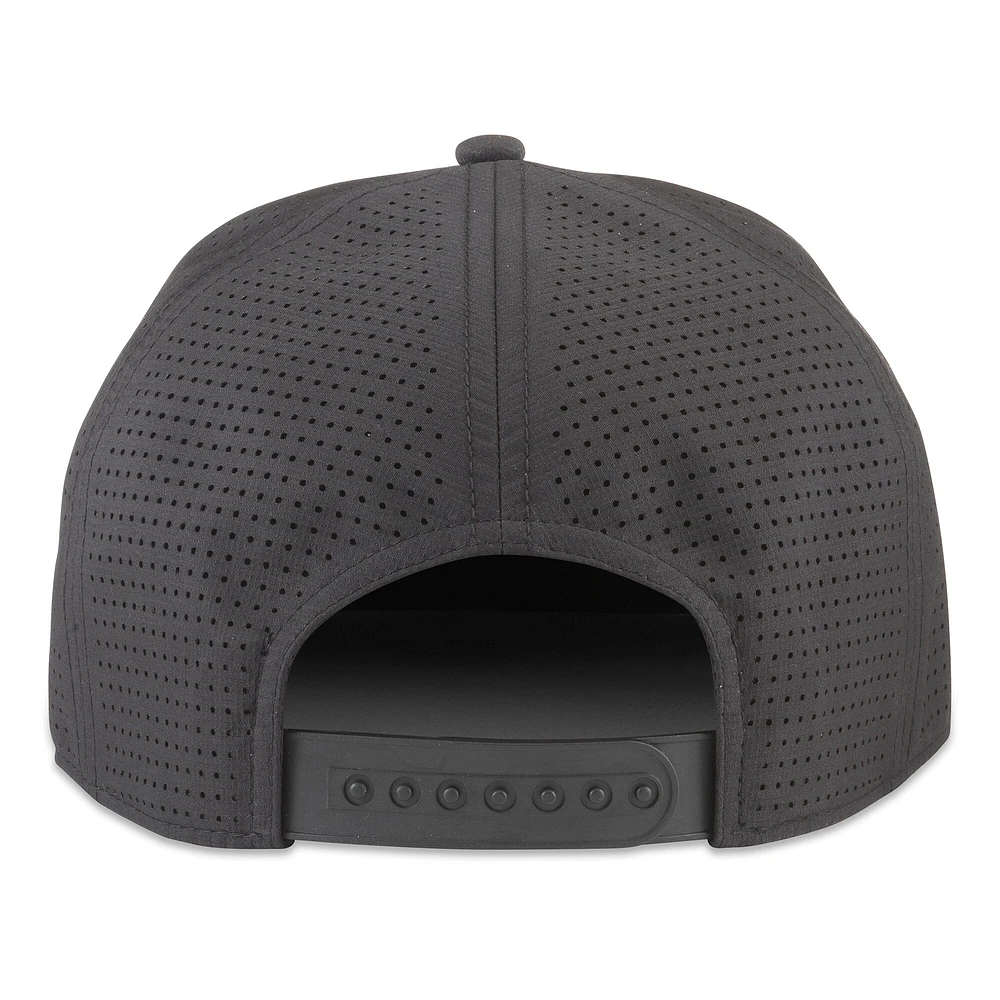 Men's American Needle  Black Vegas Golden Knights Buxton Pro Tech Adjustable Hat