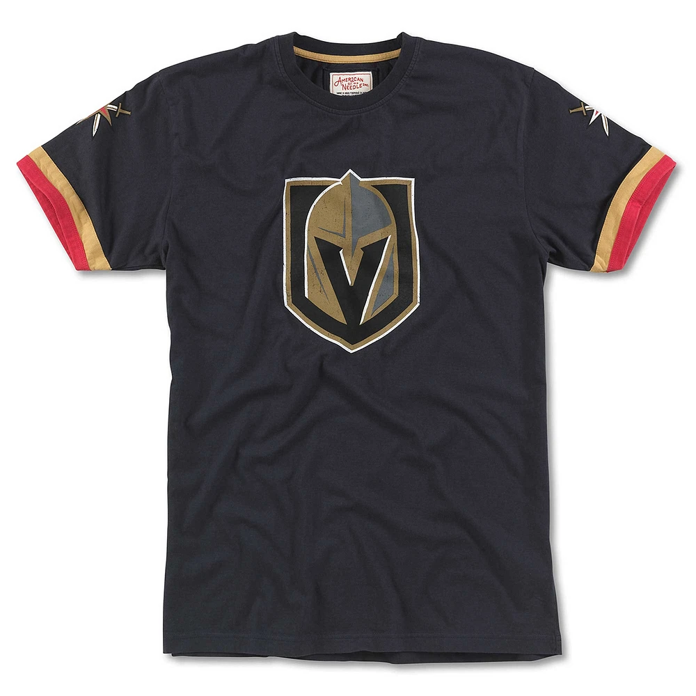 T-shirt télécommandé pour hommes American Needle Charcoal Vegas Golden Knights