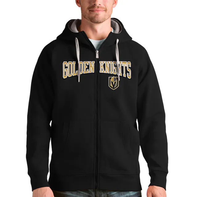 Men's Antigua White Pittsburgh Steelers Victory Full-Zip Hoodie