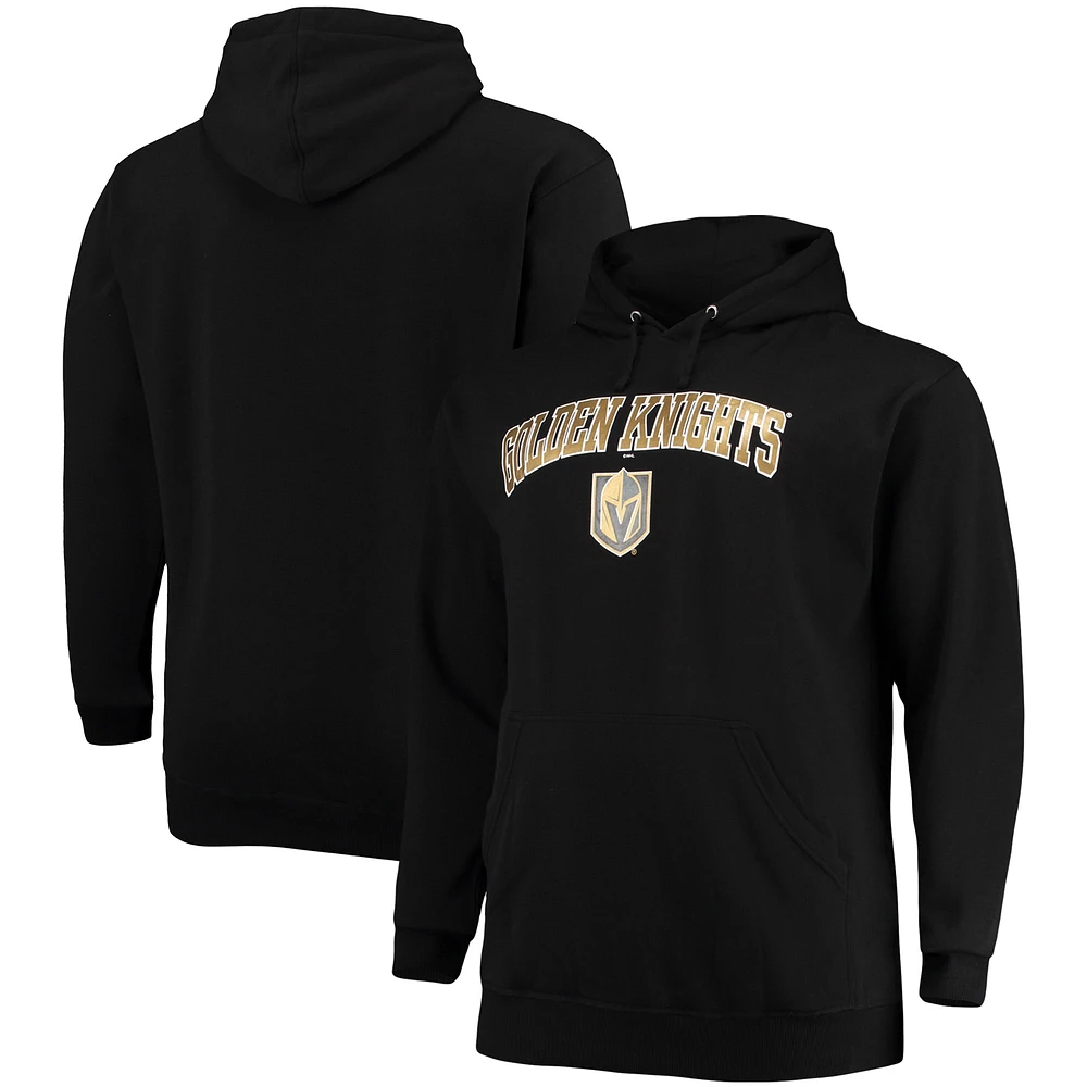 Sweat à capuche noir Vegas Golden Knights Big & Tall pour hommes