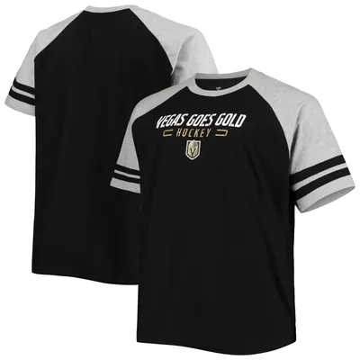 Vegas Golden Knights Big & Tall Raglan T-Shirt - Black