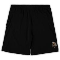 Men's Concepts Sport Black/Heathered Charcoal Vegas Golden Knights Big & Tall T-Shirt Shorts Sleep Set