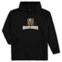 Men's Concepts Sport Black Vegas Golden Knights Big & Tall Pullover Hoodie Joggers Sleep Set