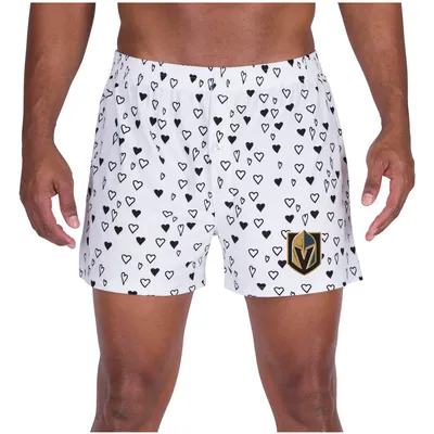 Vegas Golden Knights Concepts Sport Epiphany All Over Print Knit Boxers - White