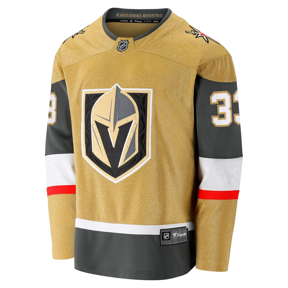 Maillot Fanatics Adin Hill Gold Vegas Golden Knights Home Breakaway pour hommes