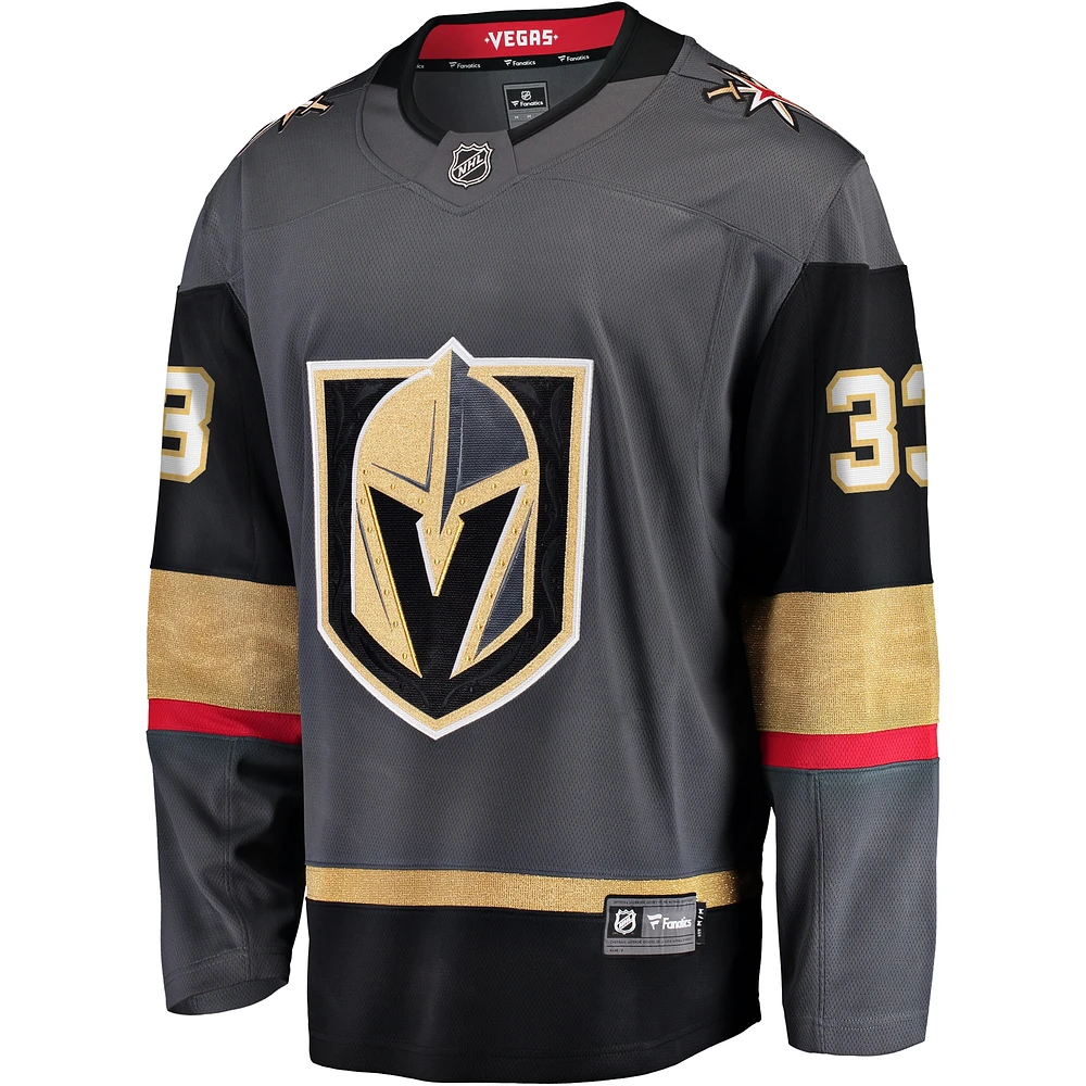 Men's Fanatics Adin Hill Gray Vegas Golden Knights Alternate Breakaway Jersey