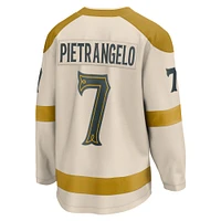 Men's Fanatics Alex Pietrangelo Cream Vegas Golden Knights 2024 NHL Winter Classic Breakaway Player Jersey