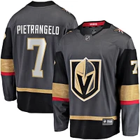 Fanatiques masculins de marque Alex Pietrangelo Gris Vegas Golden Knights Domicile - Maillot joueur Breakaway