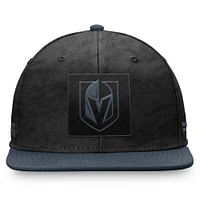 Men's Fanatics  Black/Charcoal Vegas Golden Knights Authentic Pro Rink Snapback Hat