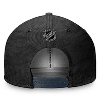 Men's Fanatics  Black/Charcoal Vegas Golden Knights Authentic Pro Rink Snapback Hat