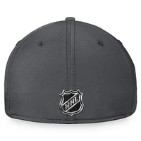 Camp d'entraînement Fanatics Black Vegas Golden Knights 2022 pour hommes - Casquette Pro Flex authentique